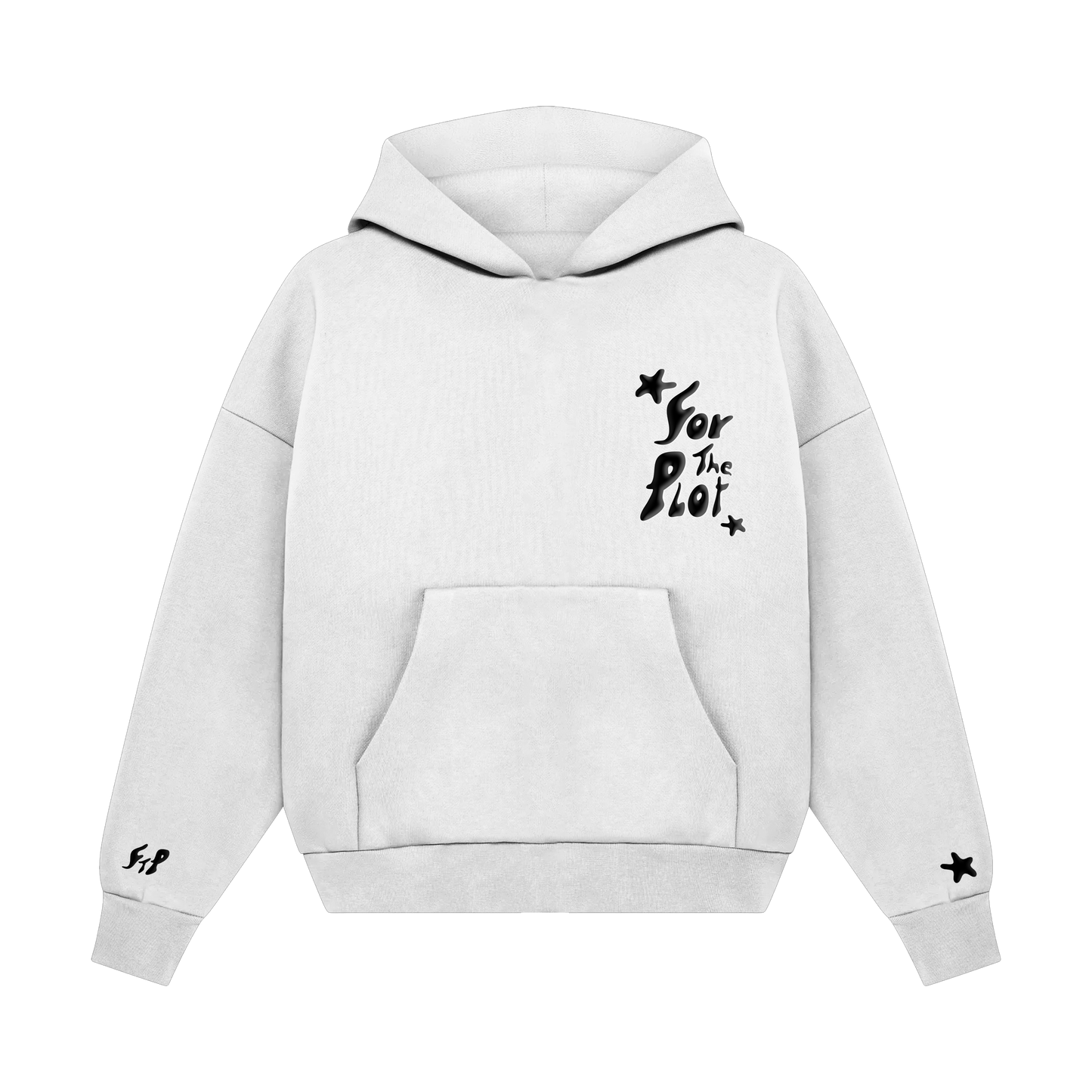 For The Plot Hoodie - White