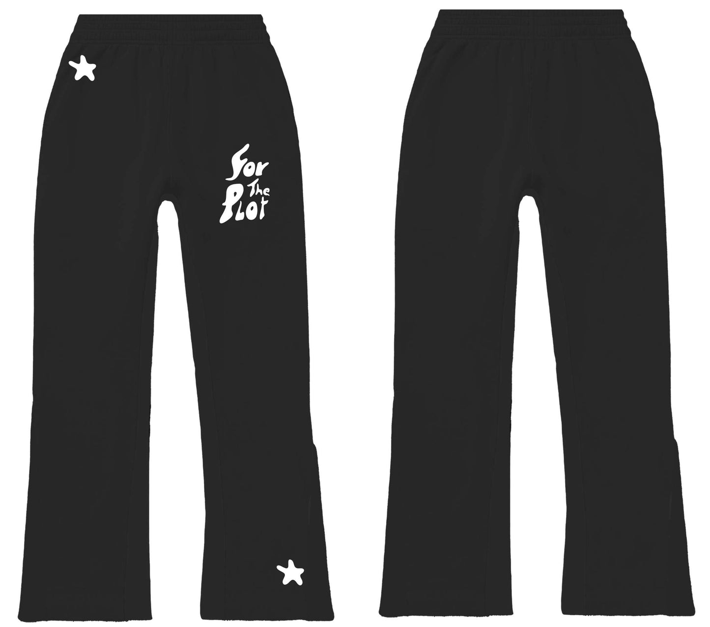 For The Plot Sweatpants - Black