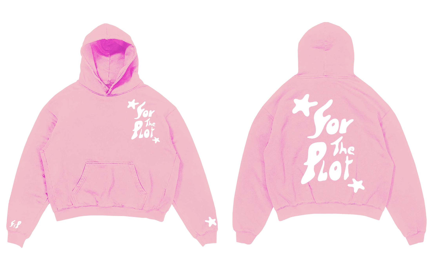 For The Plot Hoodie - Pink