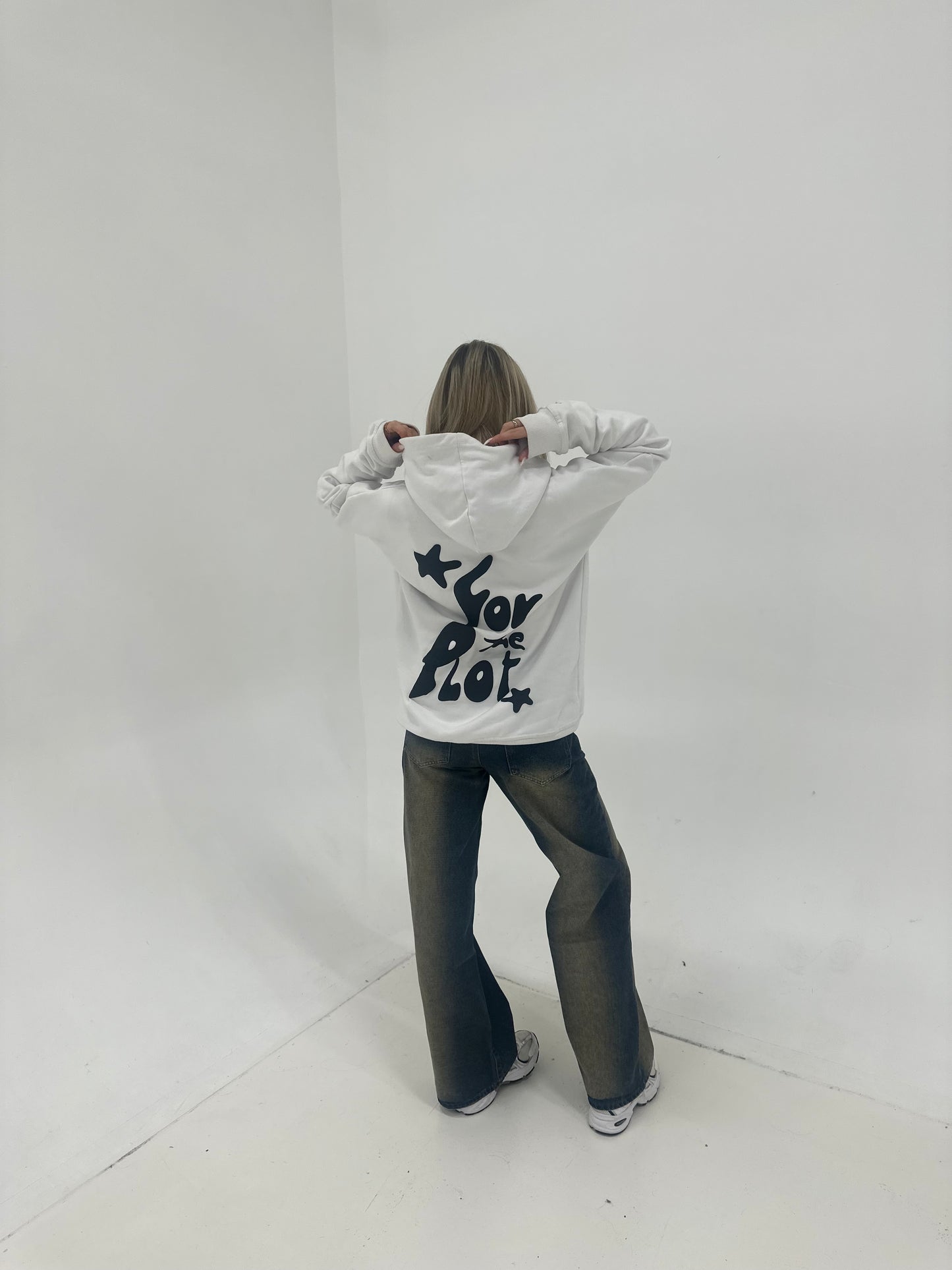 For The Plot Hoodie - White